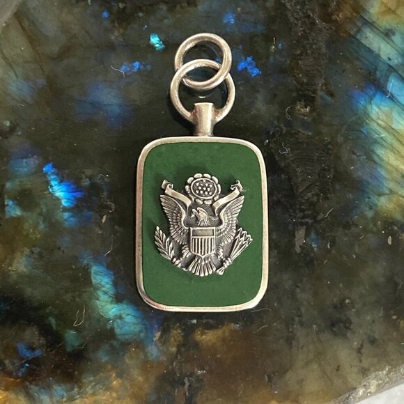 VTG Sterling Silver US Military Reserve Officer Association Charm Mississippi - Picture 1 of 16